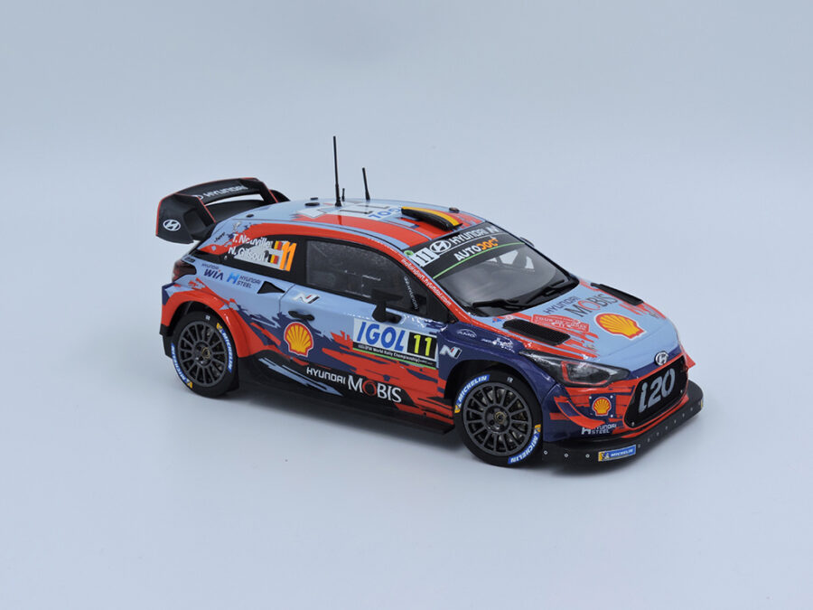 1:24 Scale Belkits Hyundai I20 Coupe WRC 2019 Neuville Model Kit - Image 3