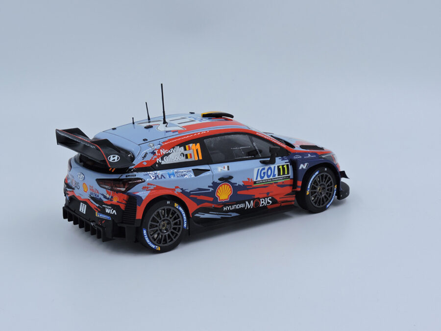 1:24 Scale Belkits Hyundai I20 Coupe WRC 2019 Neuville Model Kit - Image 5