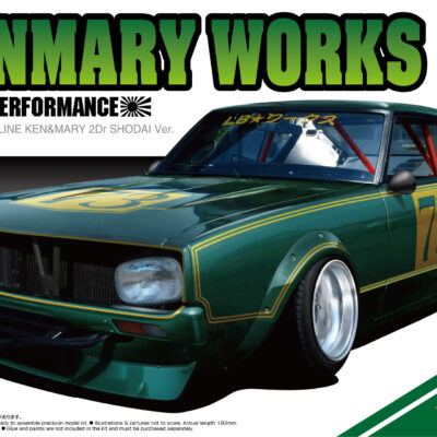 1:24 Scale Aoshima Nissan Skyline LB Works Kenmary 2Dr First Ver. Car Model Kit