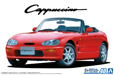 1:24 Scale Aoshima Suzuki EA11R Cappuccino Kei Car Model Kit