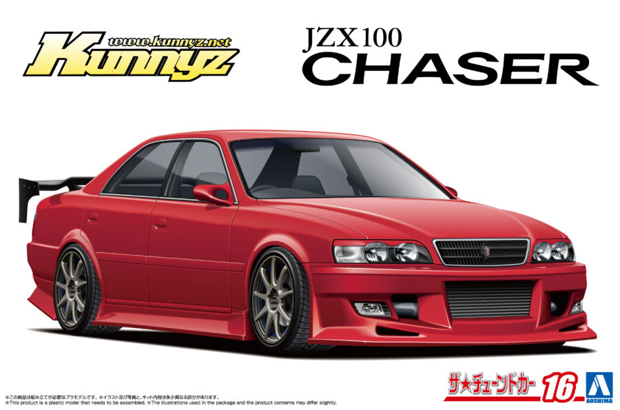 1:24 Scale Aoshima Toyota Kunnyz JZX100 Chaser Model Kit