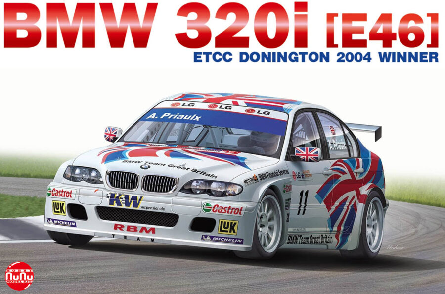 1:24 Scale NuNu BMW 320i E46 Donington Winner Etcc Model Kit