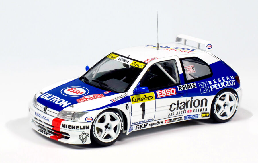 1:24 Scale NuNu Peugeot 306 Maxi '96 Monte Carlo Model Kit - Image 2