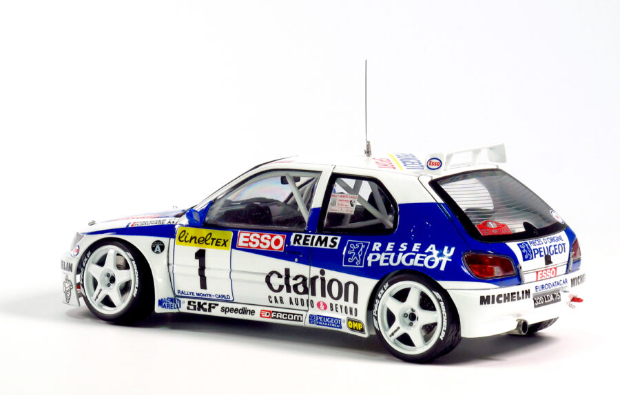 1:24 Scale NuNu Peugeot 306 Maxi '96 Monte Carlo Model Kit - Image 3