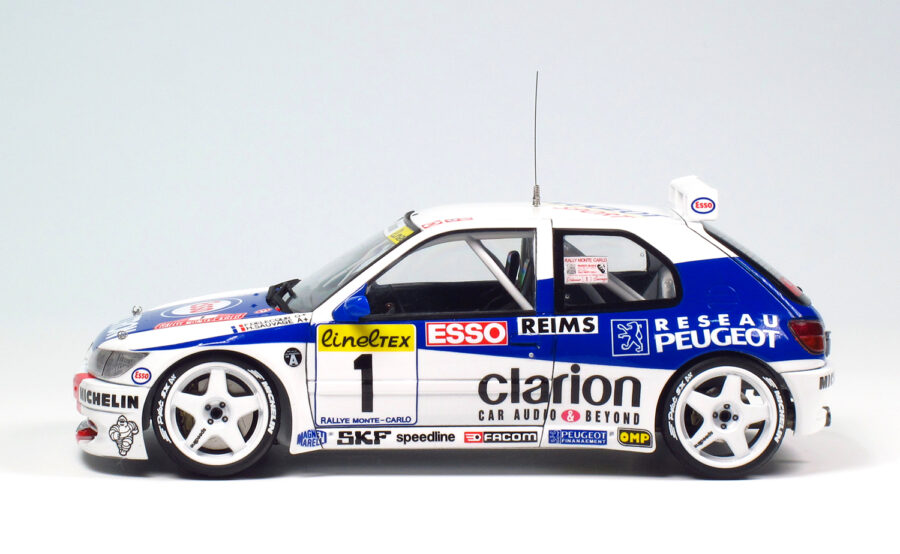 1:24 Scale NuNu Peugeot 306 Maxi '96 Monte Carlo Model Kit - Image 4