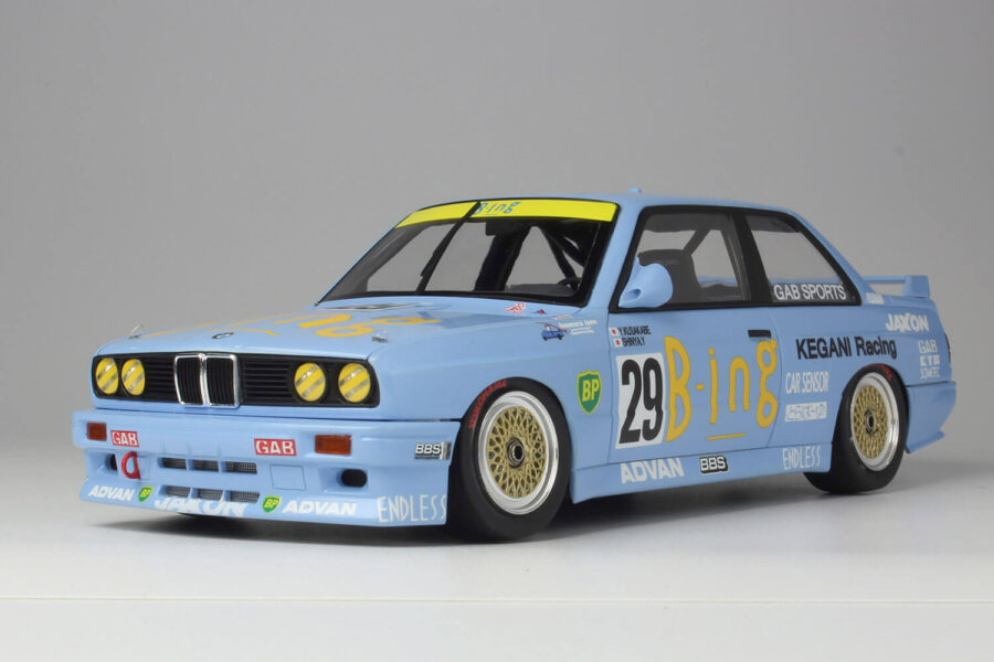 1:24 Scale NuNu BMW M3 E30 JTC '90 Intertec Class Winner Model Kit - Image 2