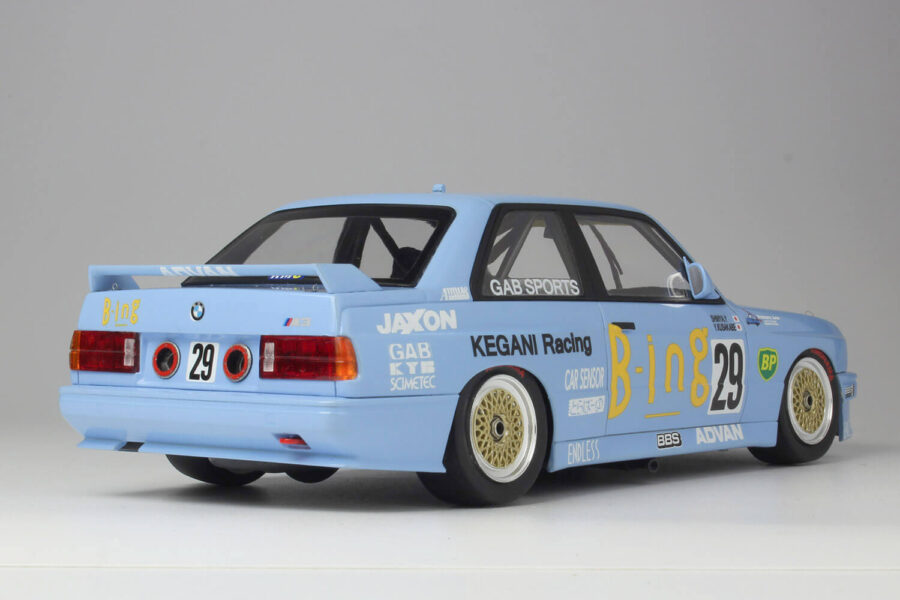 1:24 Scale NuNu BMW M3 E30 JTC '90 Intertec Class Winner Model Kit - Image 7