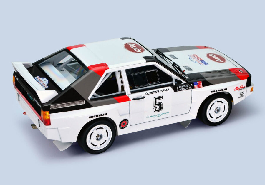 1:24 Scale NuNu Audi Quattro S1 Olympus Rally '86 Model Kit - Image 3