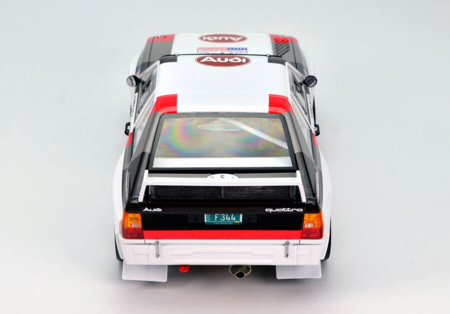 1:24 Scale NuNu Audi Quattro S1 Olympus Rally '86 Model Kit - Image 5