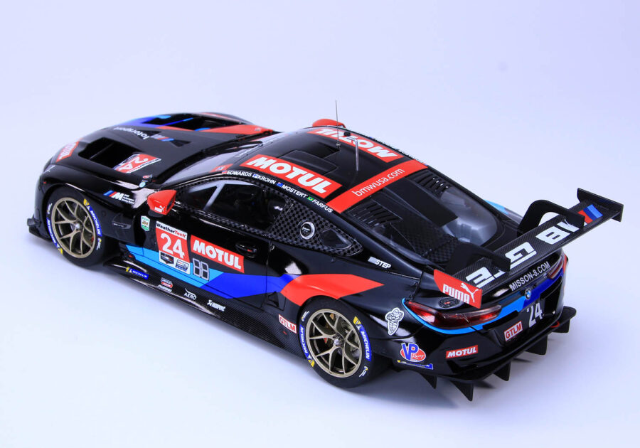 1:24 Scale NuNu BMW M8 Gte 24h Daytona 2020 Winner Model Kit - Image 8