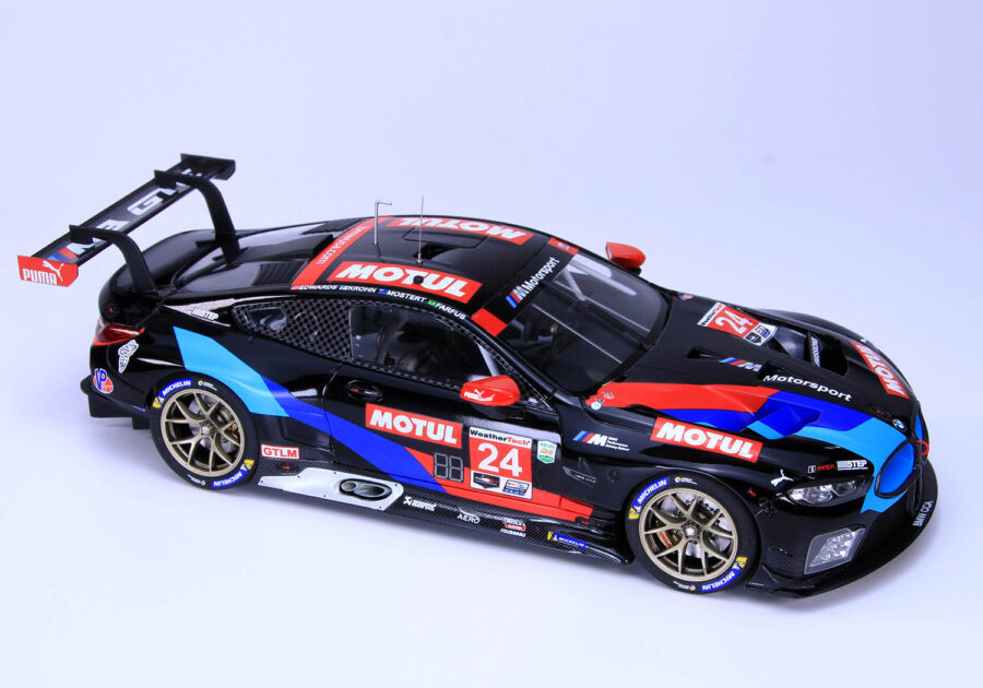 1:24 Scale NuNu BMW M8 Gte 24h Daytona 2020 Winner Model Kit - Image 9