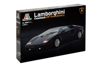 1:24 Scale Italeri Lamborghini Countach 25th Anniversary Model Kit