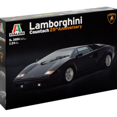 1:24 Scale Italeri Lamborghini Countach 25th Anniversary Model Kit