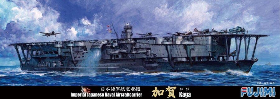1:700 Scale Fujimi Imperial Navy Aircraft Carrier Kaga Model Kit