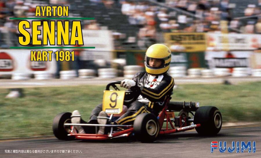 1:20 Scale Fujimi Ayrton Senna Kart 1981 Model Kit