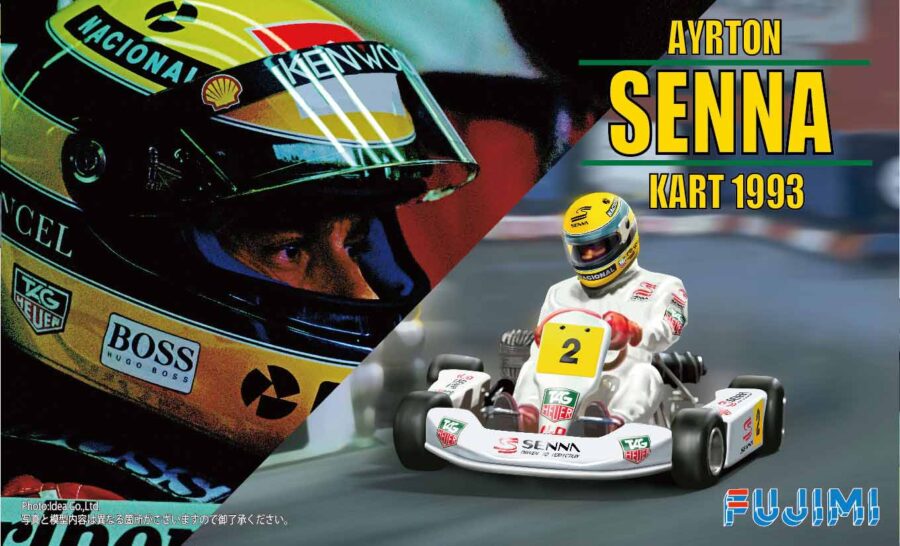 1:20 Scale Fujimi Ayrton Senna Kart 1993 Model Kit