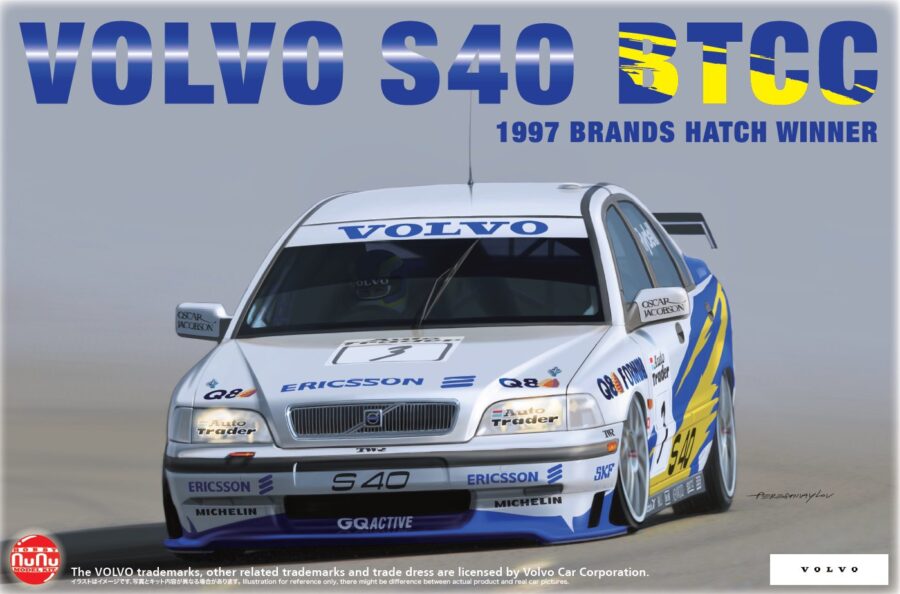 1:24 Scale NuNu Volvo S40 Btcc Winner 1997 Model Kit