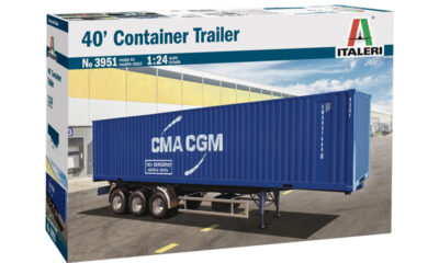 1:24 Scale Italeri 40' Container Trailer Model Kit