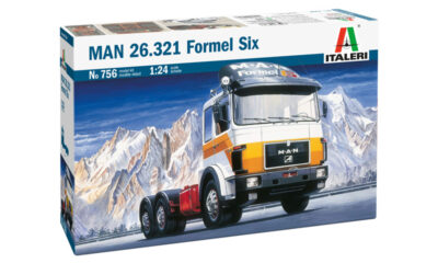 1:24 Scale Italeri MAN 26.321 Formel Six Model Kit
