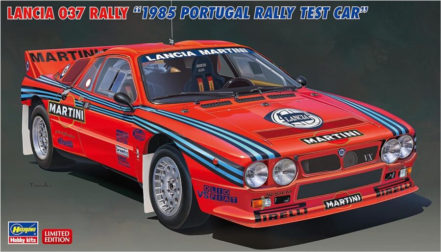 1:24 Scale Hasegawa Lancia 037 Rally 1985 Portugal Rally Test Car Model Kit