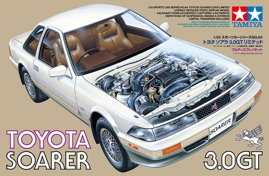 Buy TAMIYA 24123 1/24 Scale Sports Car Series Toyota Supra Model Kit  (300024123)
