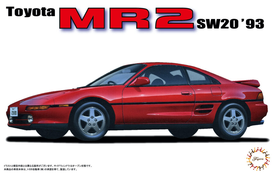 1:24 Scale Fujimi Toyota MR2 SW20 '93 Model Kit