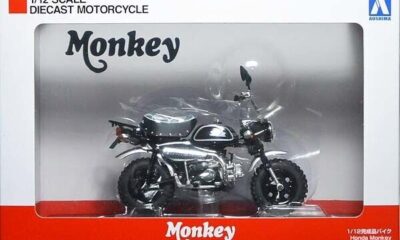 1:12 Scale Aoshima Honda Monkey Limited (Black) Diecast Model