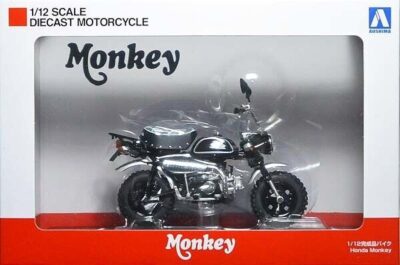 1:12 Scale Aoshima Honda Monkey Limited (Black) Diecast Model