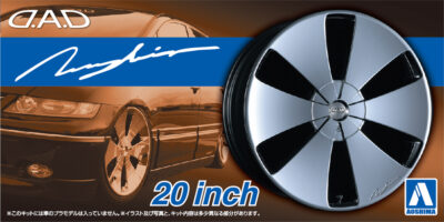 1:24 Scale Aoshima Garson D.A.D Zuenglein 20inch Wheels & Tyres Set