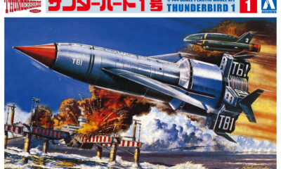 1:444 Scale Aoshima Thunderbird 1 Model Kit