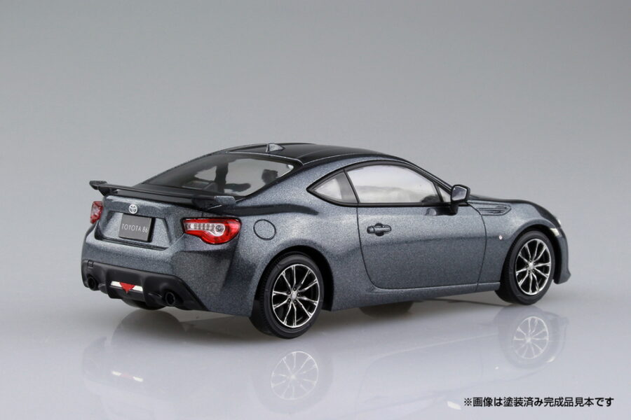 1:32 Scale Aoshima Toyota GT86 (Dark Grey Metallic) Snap Kit - Image 8