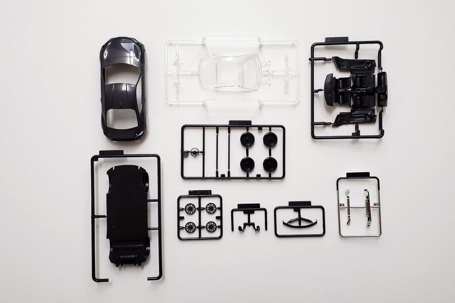 1:32 Scale Aoshima Toyota GT86 (Dark Grey Metallic) Snap Kit - Image 9
