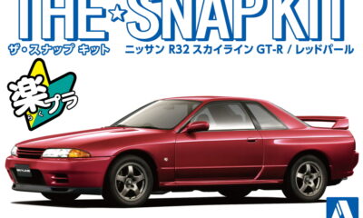 1:32 Scale Aoshima Nissan R32 Skyline GTR (Red Pearl) Snap Kit
