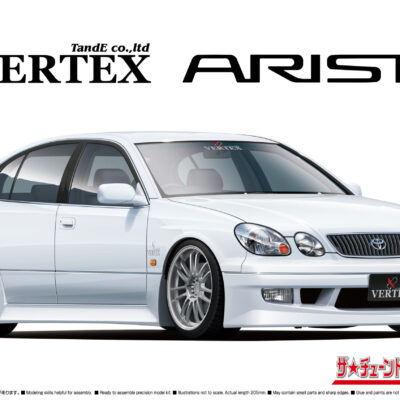1:24 Scale Aoshima Vertex Toyota JZS161 Aristo '00 Car Model Kit