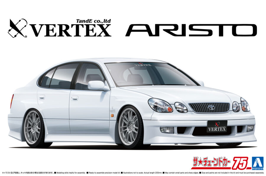 1:24 Scale Aoshima Vertex Toyota JZS161 Aristo '00 Model Kit