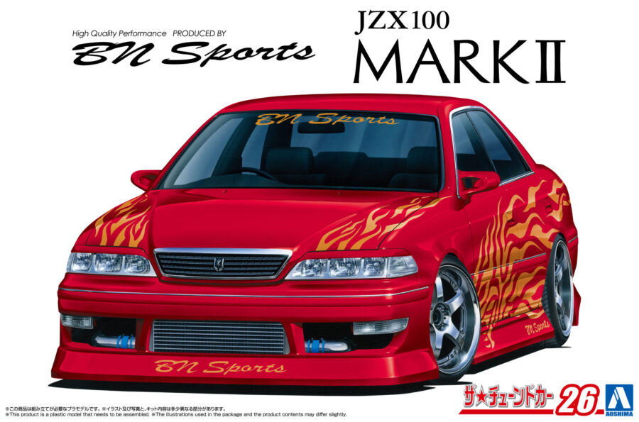 1:24 Scale Aoshima BN Sports Toyota JZX100 MARKⅡ '98 Model Kit
