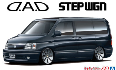 1:24 Scale Aoshima D.A.D Honda RF3 STEP WGN '01 Car Model Kit