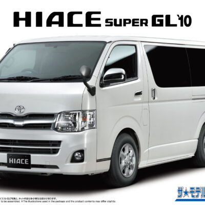 1:24 Scale Aoshima Toyota TRH200V Hiace Super GL '10 Car Model Kit