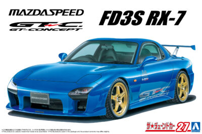 1:24 Scale Aoshima Mazdaspeed FD3S RX-7 A-Spec GT-C '99 Car Model Kit