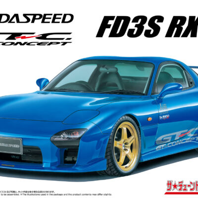 1:24 Scale Aoshima Mazdaspeed FD3S RX-7 A-Spec GT-C '99 Car Model Kit