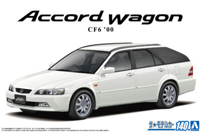 1:24 Scale Aoshima Honda CF6 Accord Wagon VTL '00 Car Model Kit