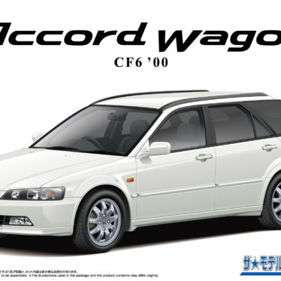 1:24 Scale Aoshima Honda CF6 Accord Wagon VTL '00 Car Model Kit