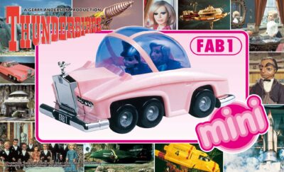 Aoshima Thunderbirds Mini FAB 1 w/ Lady Penelope & Parker Model Kit