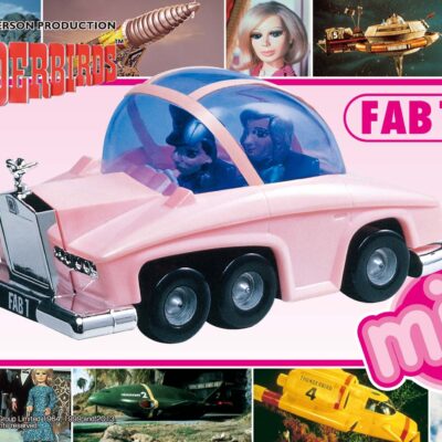 Aoshima Thunderbirds Mini FAB 1 w/ Lady Penelope & Parker Model Kit