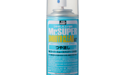 Mr.Hobby Super Smooth Clear Top Coat Spray Can 170ml - Flat