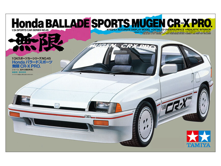 1:24 Scale Tamiya Honda Ballade Sports Mugen CR-X Pro) Model Kit