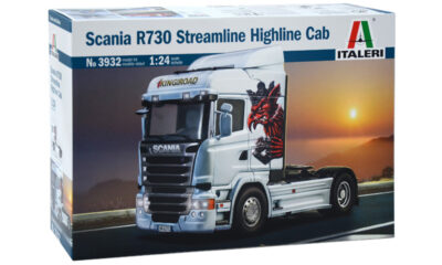 1:24 Scale Italeri Scania R730 Streamline Highline Cab Model Kit