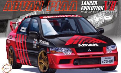 1:24 Scale Fujimi Advan PIAA Lancer Evolution VII Model Kit