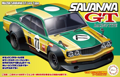 1:24 Scale Fujimi Mazda Savanna GT Late Racing Type Model Kit