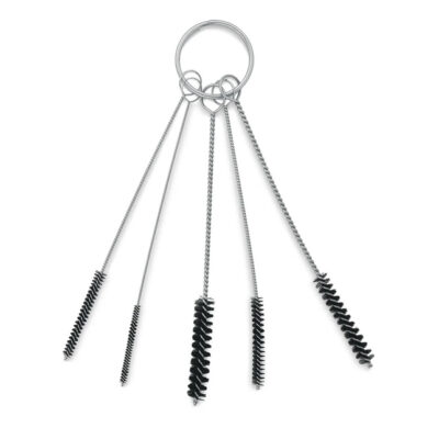 Kent Models five piece nylon airbrush cleaning brush set 2mm 2.5mm 3mm 4mm 5mm